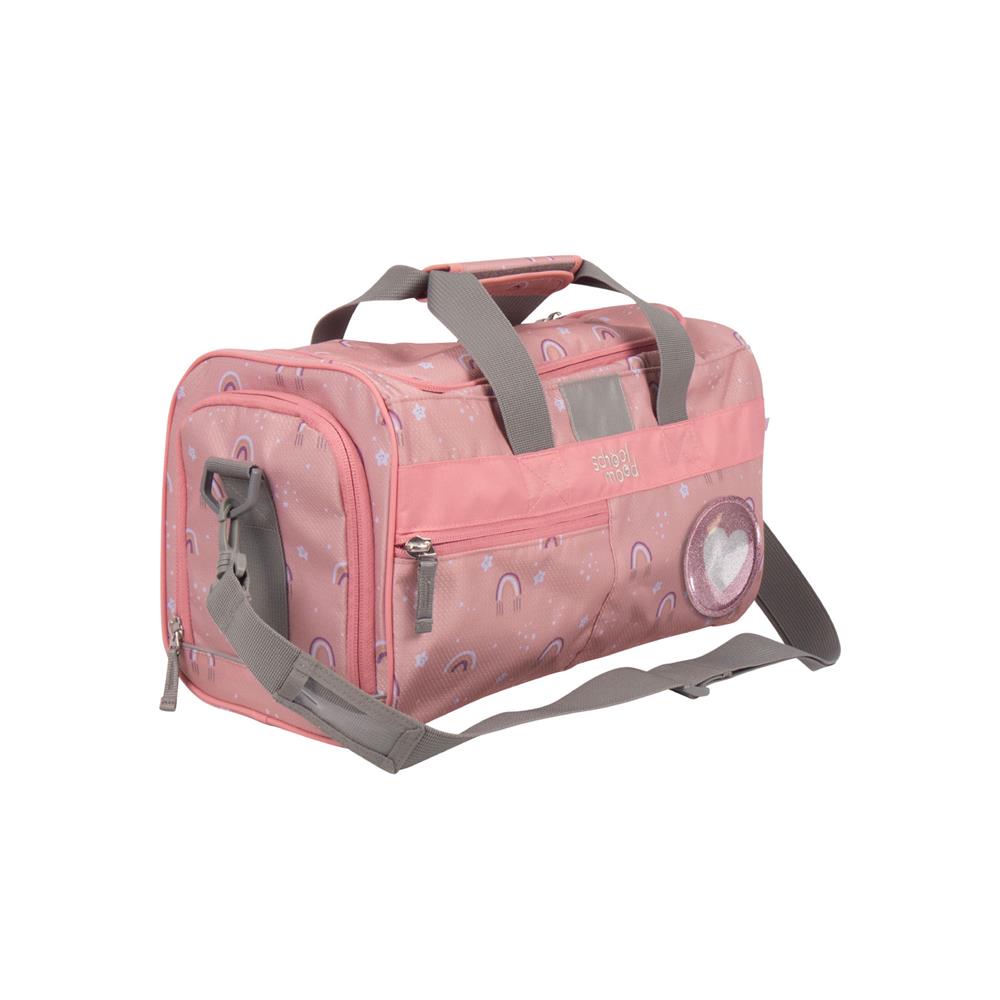 School-Mood Sporttasche Rainbow (Regenbogen) Schwimmtasche 18L mit Nassfach