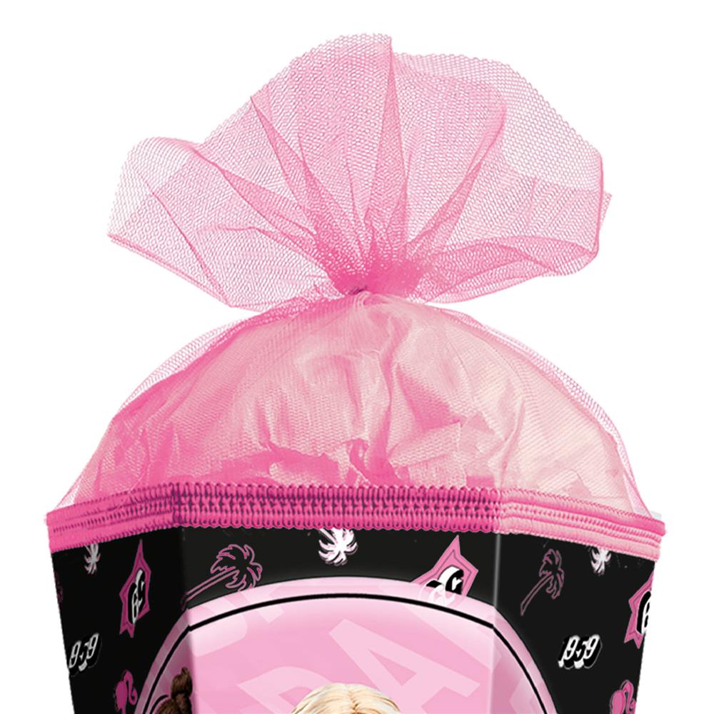 Roth Schultüte Barbie, 85cm, eckig, Rot(h)-Spitze, Tüllverschluss