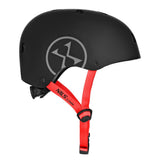 NILS EXTREME MTW001-2 Helm Größe M 55-58 cm Schwarz - Schutzhelm für Skateboard Inliner Roller Helm