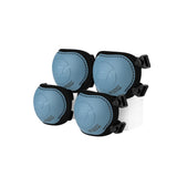 Scoot & Ride Protective Set, Größe S, steel, Knieschoner und Ellbogenschoner Set in blau