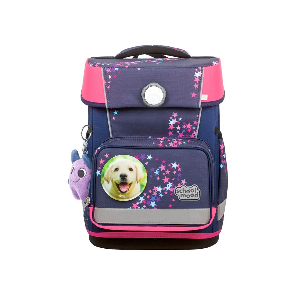 School-Mood Schulranzen Set Champion Pro Leni (Hund) 7-teilig für Schulanfänger