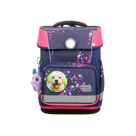 School-Mood Schulranzen Set Champion Pro Leni (Hund) 7-teilig für Schulanfänger