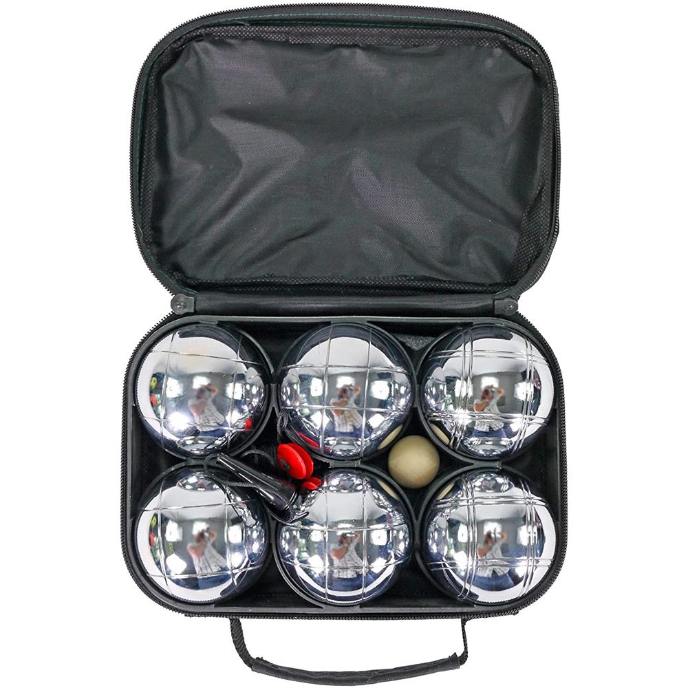 Best Sporting Boules Set Metall 6 Kugeln Set Garten Spiel