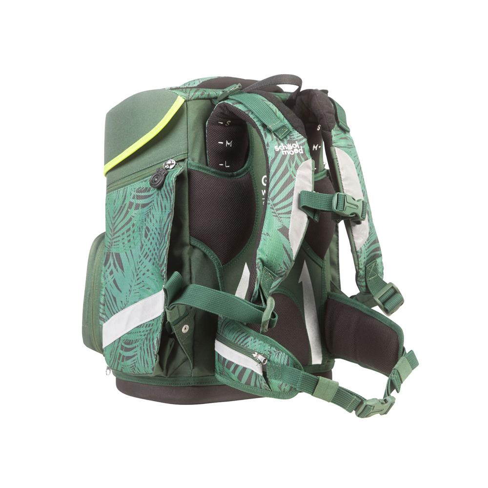 School-Mood Schulranzen Set Champion Maxx Pro Daniel (Dinosaurier) 7-teilig mitwachsend