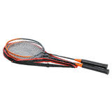NILS Badmintonschläger Set mit Schutzhülle Freizeit Outdoor Garten Sport