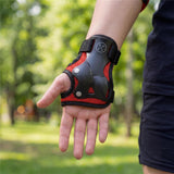 NILS EXTREME H320 Schoner-Set, Rot, Größe L - Protektoren Handgelenk Ellenbogen Knie