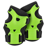 NILS EXTREME H210 Schoner-Set, Schwarz-Grün, M - Protektoren Handgelenk Ellenbogen Knie