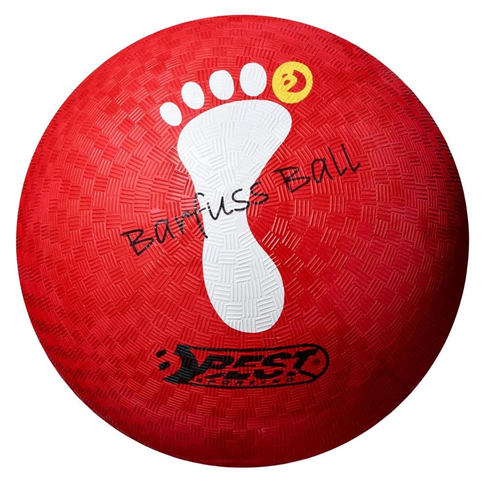Best Sporting Barfuß Fußball Größe 5 aus Soft-Gummi, Rot