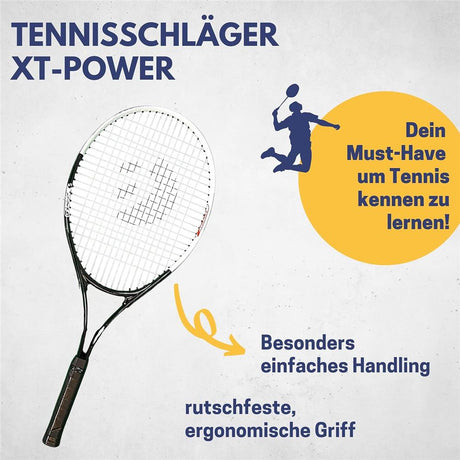 Best Sporting Tennisschläger XT-POWER L3 mit Tasche leicht 250g