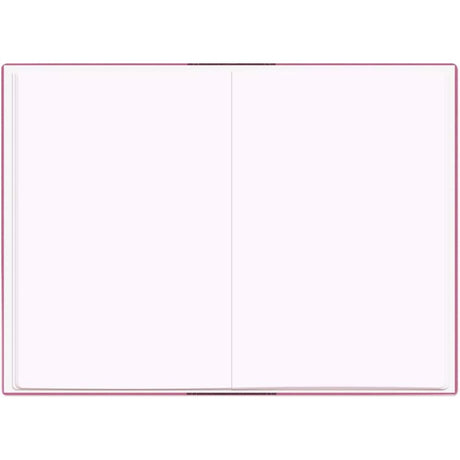 Roth Zeugnismappe Bicolor Cherry-Pink, mit 12 A4 Klarsichthüllen, im Buchleineinband