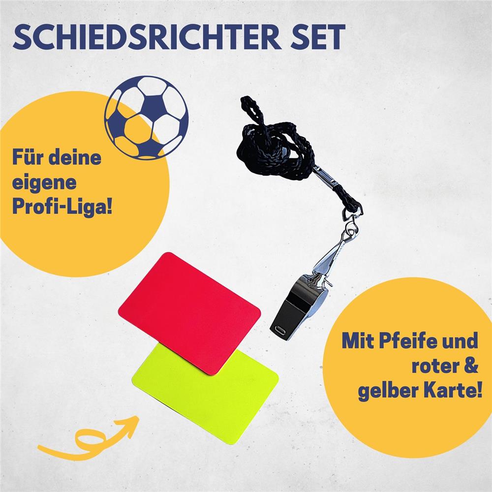 Best Sporting Schiedsrichter Set Pfeife Karten Set Fußball