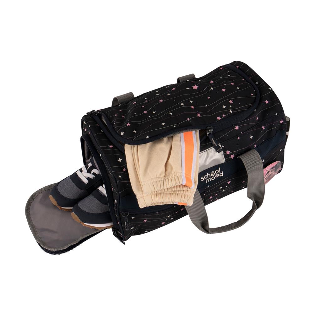 School-Mood Sporttasche Ella (Pferd) Schwimmtasche 18L mit Nassfach