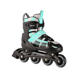 NILS EXTREME NH18366A 2in1 Inliner Schlittschuhe Gr. 39-42, Blau-Grün, verstellbar
