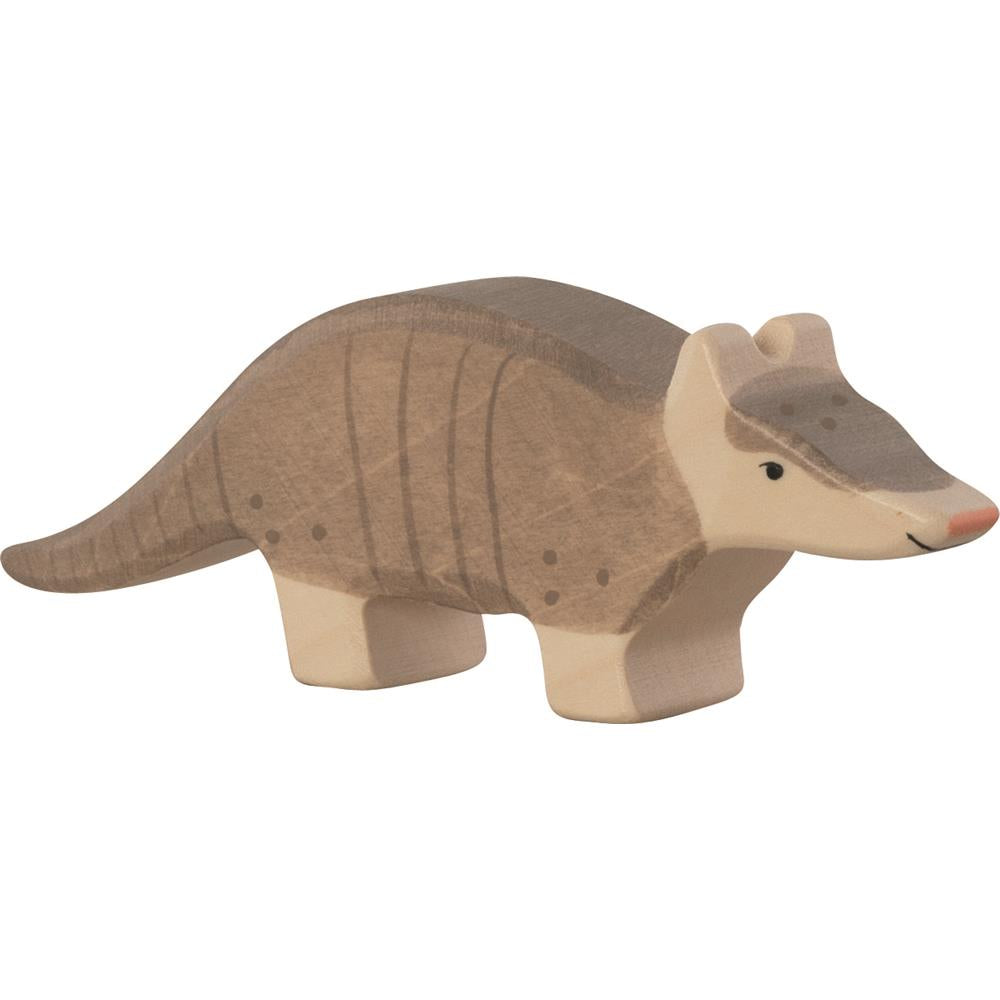 Holztiger Holzfigur - Gürteltier, Holzspielzeug, ab 3 Jahren