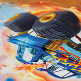 Roth Kinderschürze Monstertruck Fire, Bastelschürze, Malschürze, Werkenschürze