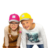 Roth ReflActions Kinder-Basecap Diamant, Pink, 5-8 Jahre, 50-54cm, mit reflektierendem Schirm