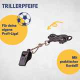 Best Sporting Trillerpfeife Kunststoff Schiedsrichterpfeife schwarz