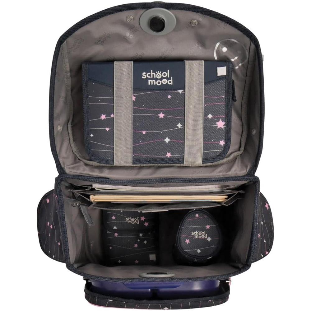 School-Mood Schulranzen Set Timeless Pro Ella (Pferd) 7-teilig
