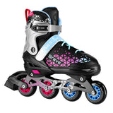 NILS EXTREME NH18190A BRAVE 2in1 Inliner Schlittschuhe Kinder Gr. 29-33, Rosa, verstellbar