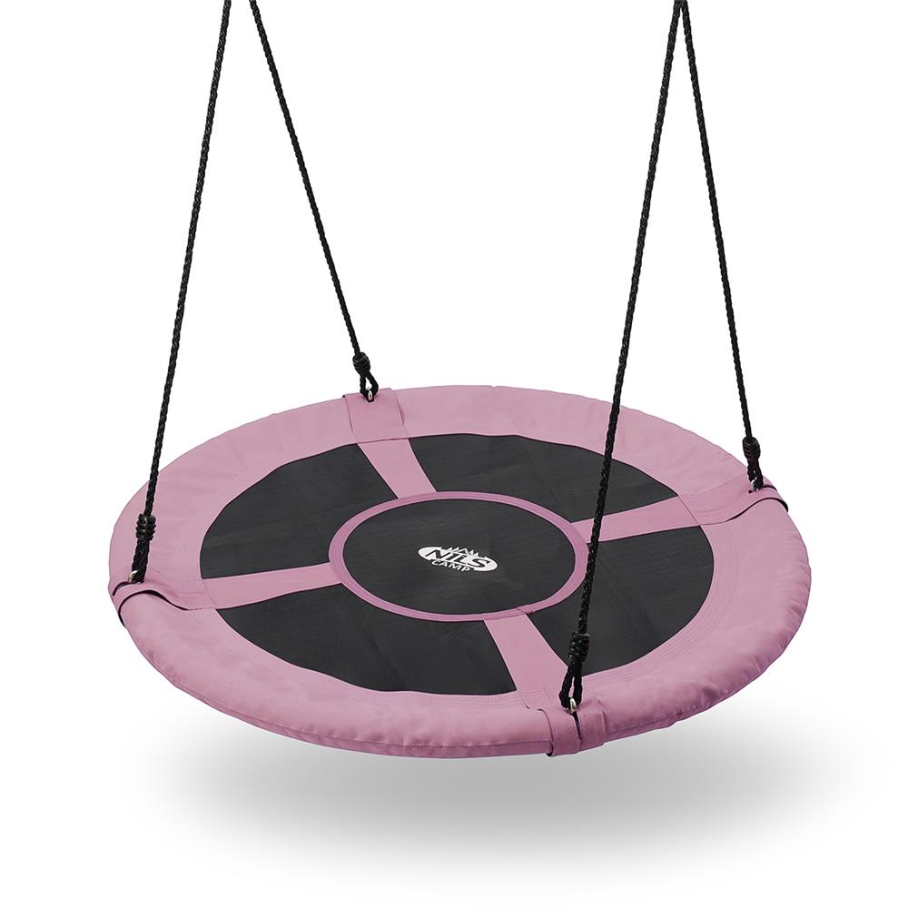 NILS CAMP Nestschaukel 100 cm, Pink, Gartenschaukel Outdoor Garten Balkon