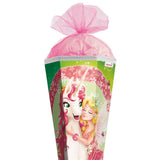 Roth Schultüte Einhornglück, 85cm, eckig, Rot(h)-Spitze, Tüllverschluss