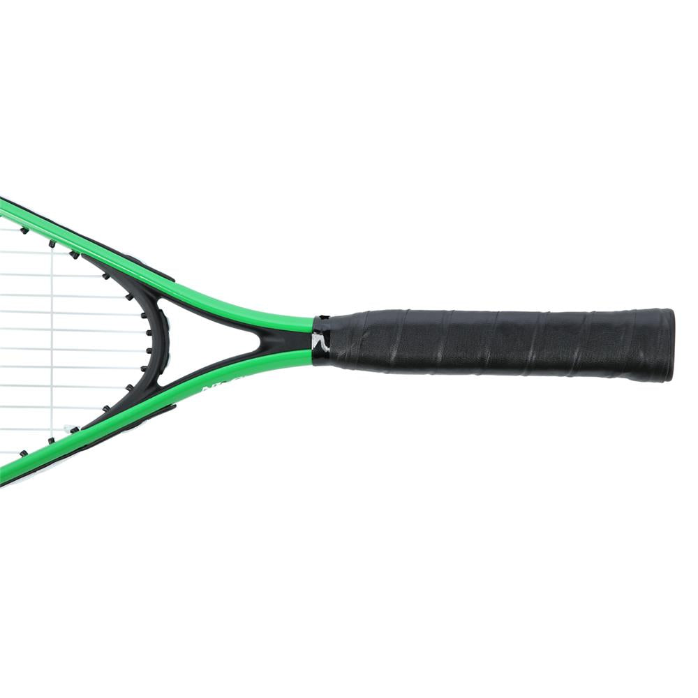 NILS Crossminton-Set, Grün, 2x Schläger, 3x Federbälle (Speeders), 1x Schutzhülle