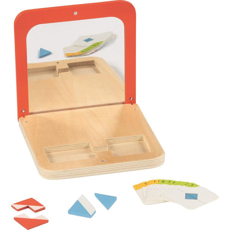 goki Symmetriespiel Spiegelmagie – Holzspielzeug 26-teilig, für Kinder ab 5 Jahren