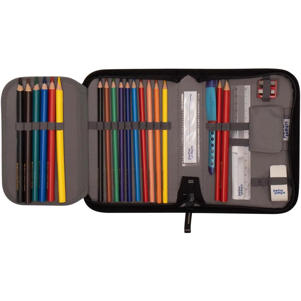 School-Mood Schulranzen Set Timeless Pro Elias (Rennwagen) 7-teilig