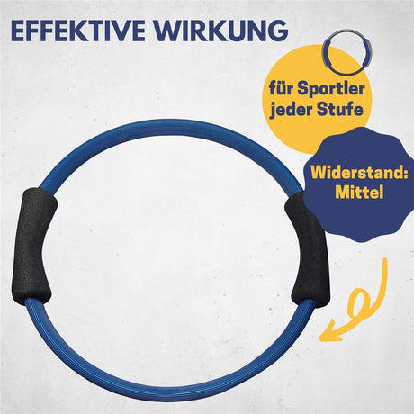 Best Sporting Pilates Power Ring 37 cm Fitnessring blau Training