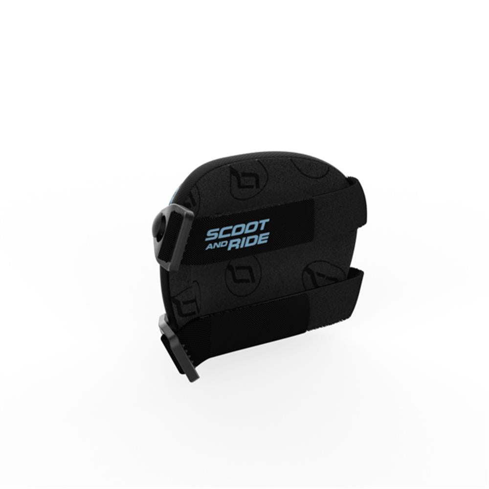 Scoot & Ride Protectiv Set, Größe XXS-S steel, Knieschoner und Ellbogenschoner Set in blau