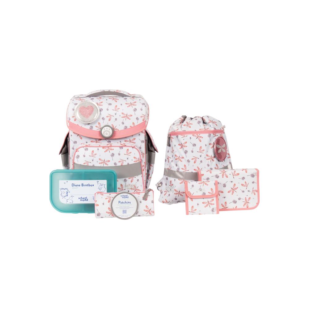 School-Mood Schulranzen Set Timeless Air+ Dragonfly (Nordic Collection) 7-teilig