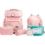 School-Mood Schulranzen Set Champion Pro Rainbow (Regenbogen) 7-teilig für Schulanfänger