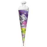 Roth Schultüte Magic Pegasus, 70cm, rund, Rot(h)-Spitze, Filzverschluss, Glitter