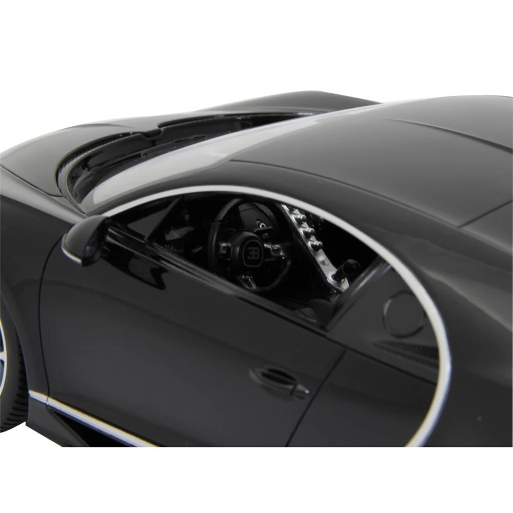 Jamara Bugatti Chiron 1:14 schwarz 2,4GHz Ferngesteuertes Auto mit LED Fahrlicht