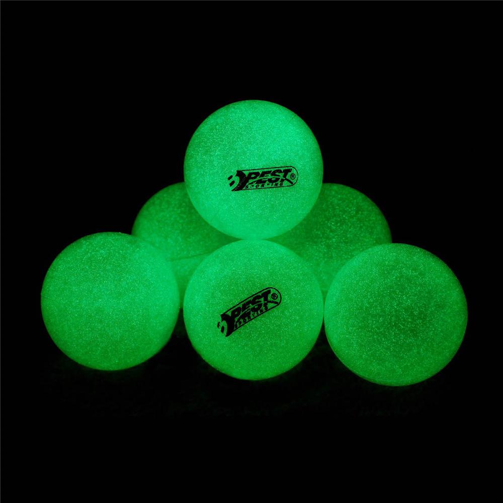 Best Sporting Tischtennisbälle Glow in the Dark 6er Set Funbälle