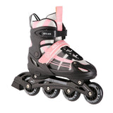 NILS EXTREME NH18366A 2in1 Inliner Schlittschuhe Kinder Gr. 35-38, Rosa-Weiß, verstellbar