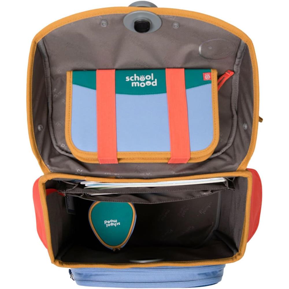 School-Mood Schulranzen Set Timeless Pro Happy Sapphire (Colours Collection) 6-teilig