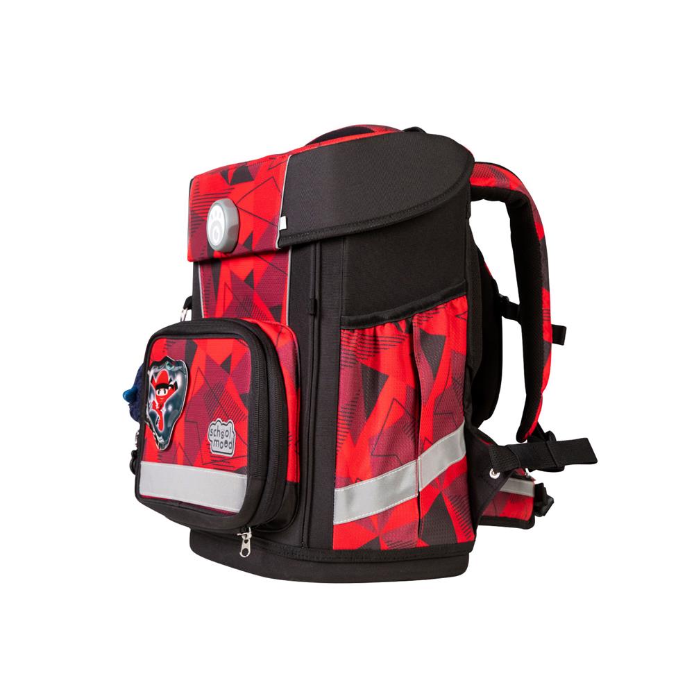 School-Mood Schulranzen Set Champion Pro Kai (Ninja) 7-teilig für Schulanfänger
