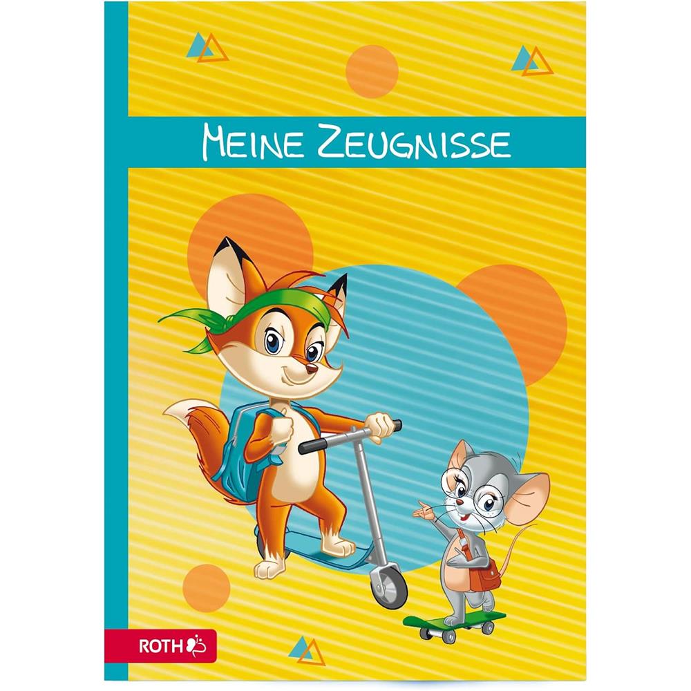 Roth Zeugnismappe Fredo & Fitzi, mit 10 A4 Klarsichthüllen