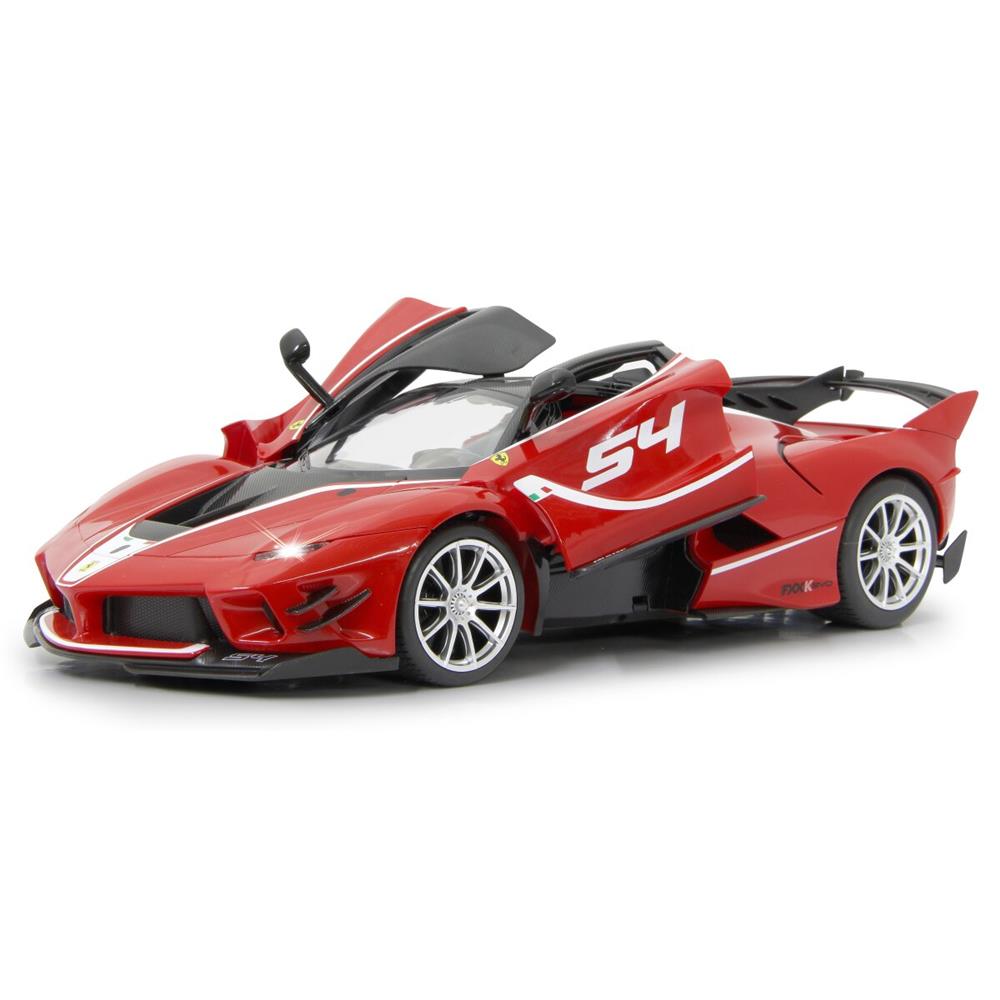 Jamara Ferrari FXX K Evo 1:14 rot 2,4GHz Tür manuell Ferngesteuertes Auto mit LED Fahrlicht
