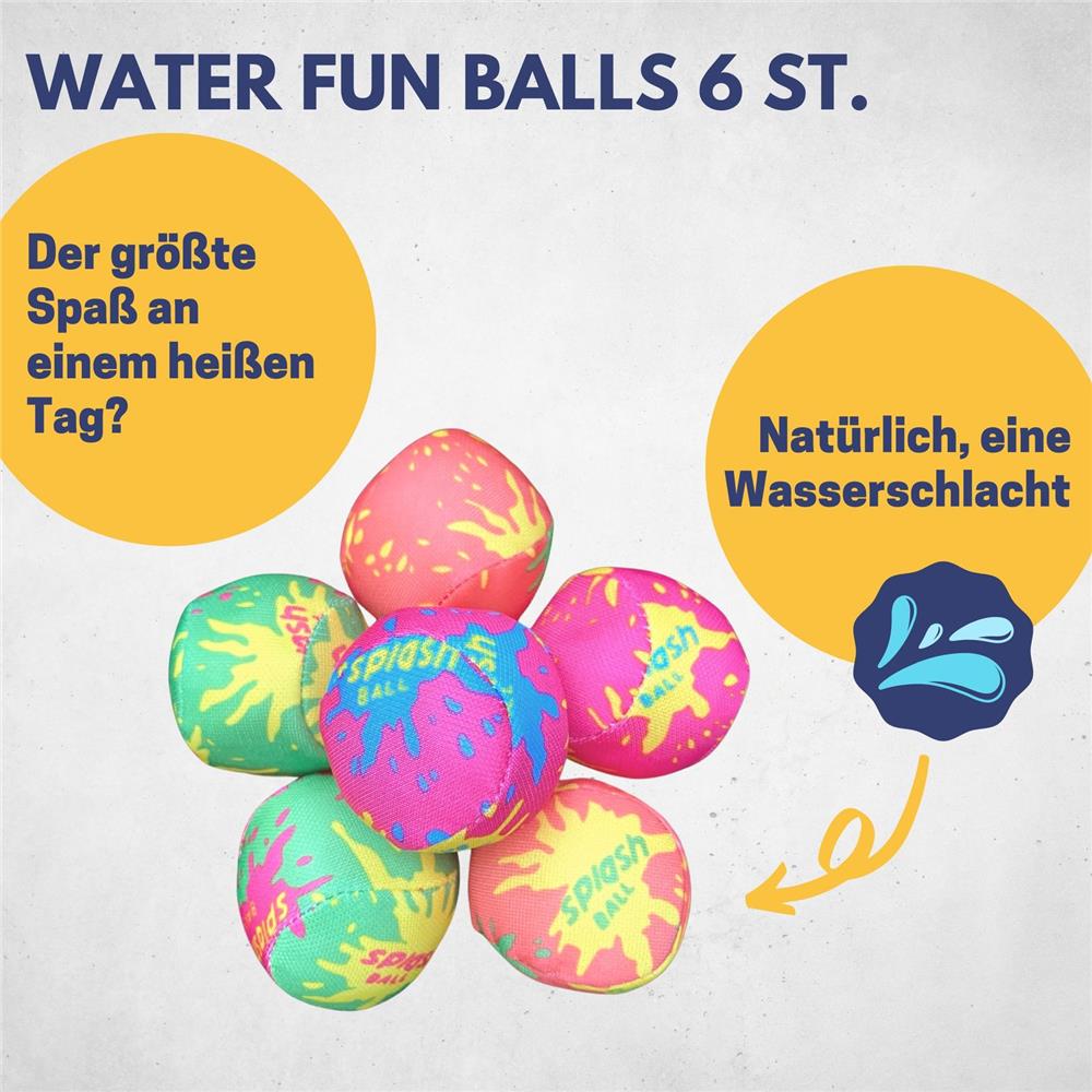 Best Sporting Water Fun Balls Neopren 6er Set Pool Spielzeug
