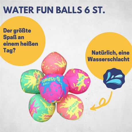 Best Sporting Water Fun Balls Neopren 6er Set Pool Spielzeug