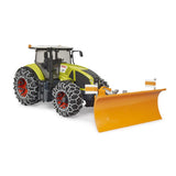 Bruder 03018 - Claas Axion 950 mit Schneeketten und Räumschild, 1:16