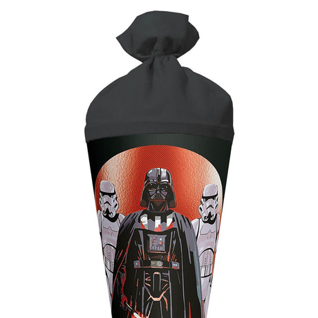 Roth Schultüte Disney Star Wars, 70cm, rund, Rot(h)-Spitze, Filzverschluss, Folieneffekt