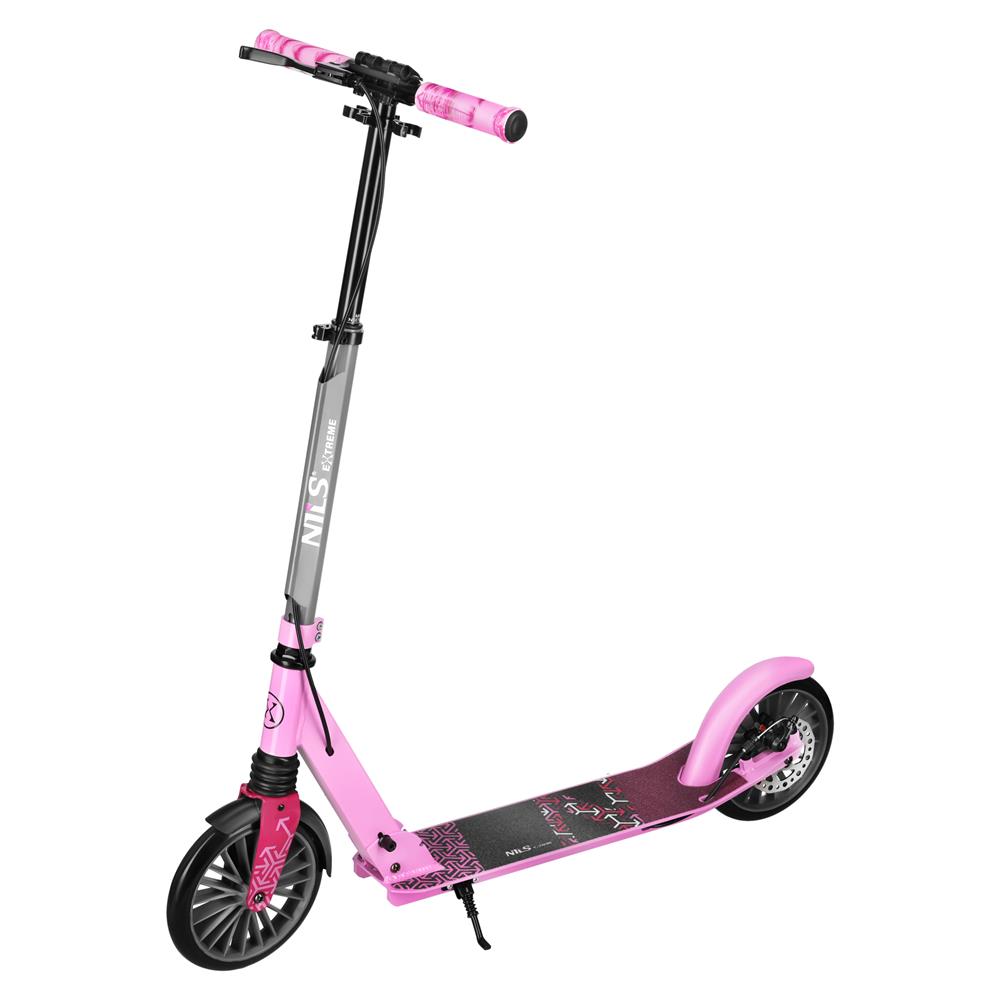 NILS EXTREME HM806 LUMIA City Scooter Rosa, Freizeitroller, ABEC-7, bis 100 kg