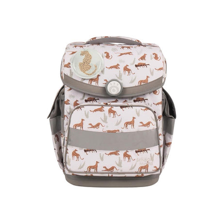 School-Mood Schulranzen Set Timeless Air+ Leopard (Nordic Collection) 7-teilig
