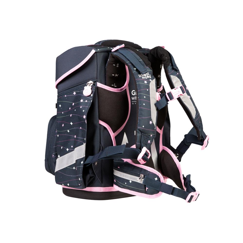 School-Mood Schulranzen Set Champion Maxx Pro Ella (Pony) 7-teilig mitwachsend