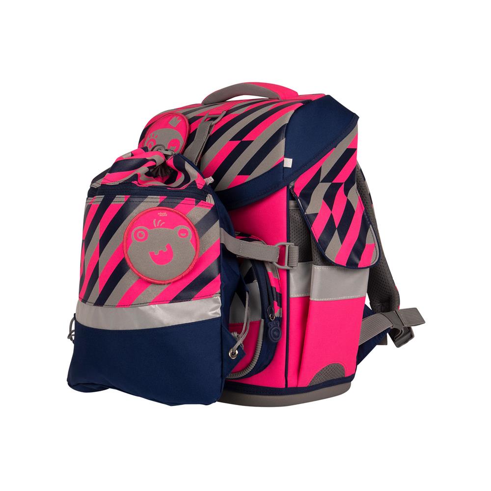 School-Mood Schulranzen Set Timeless Air+ Yuna (neon pink)