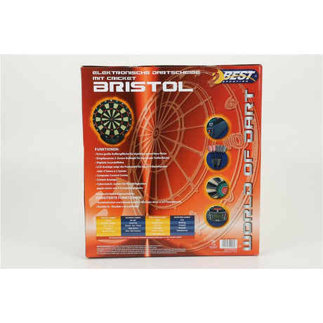 Best Sporting Elektronische Dartscheibe Bristol 21 Spiele LCD