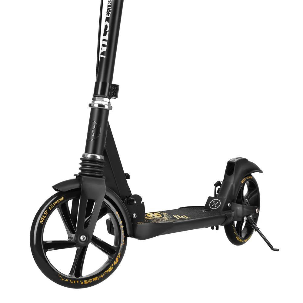 NILS EXTREME HM800 FLY GOLD Scooter, Freizeitroller, ABEC-11, Scheibenbremse, bis 100 kg